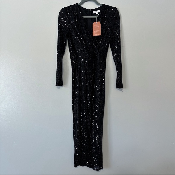 NWT Ivy City Co Starstruck Sequin Dress Size Small - Picture 3 of 10